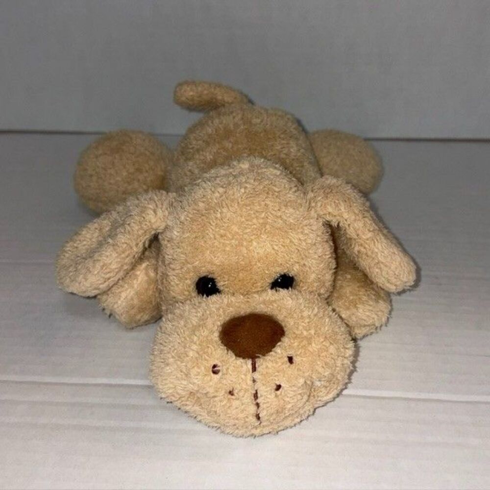 Spark Create Imagine 12" Laying Puppy Dog Plush Tan Brown Very Soft